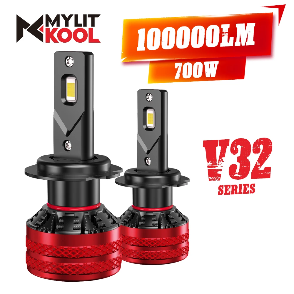 

100000LM Car LED Headlight Bulb Canbus No Error H4 H7 H1 H11 9005 9006 9012 Auto Headlamp 6000K Fog Light Night Running Lights