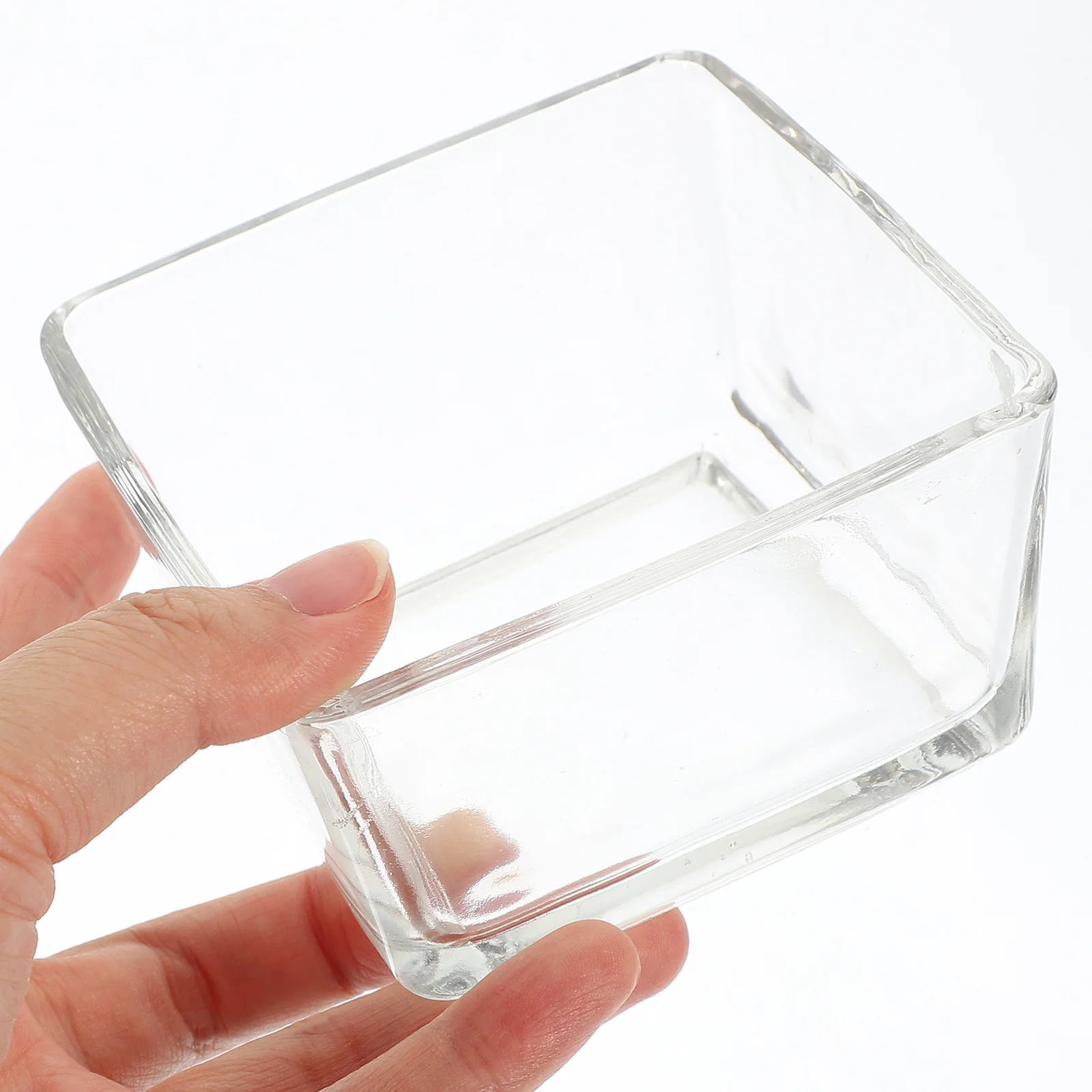 

1Set Glass Fruit Bowl with Metal Tray Snack Plate Storage Fruit Serving Tray for Home Party Cafe Dessert Plate