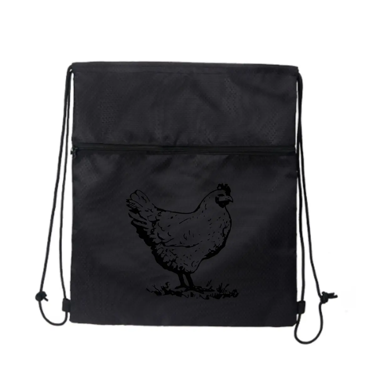 

Портативный дорожный рюкзак Chicken Dash Fun Vibe с графическим рисунком, легкий простой спортивный рюкзак