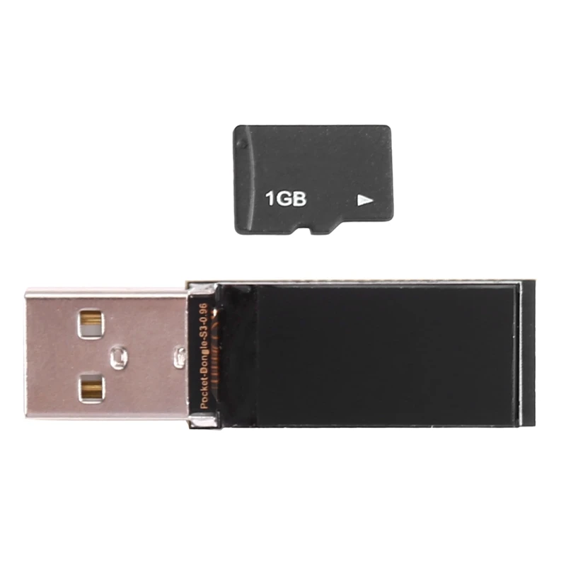 Super Sale N16R8 0.96 Inch Screen LCD No Case with 1G SD ESP32-S3 Development Board Pocket-Dongle-S3 Screen LCD Display