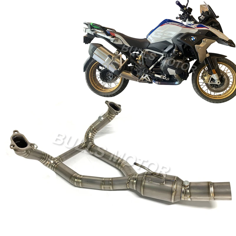

Motorcycle Exhaust System For BMW R1250GS ADV RT RS R Exhaust Pipe Header Moto Exhaust Middle Link Pipe Muffler 51MM Middle Link