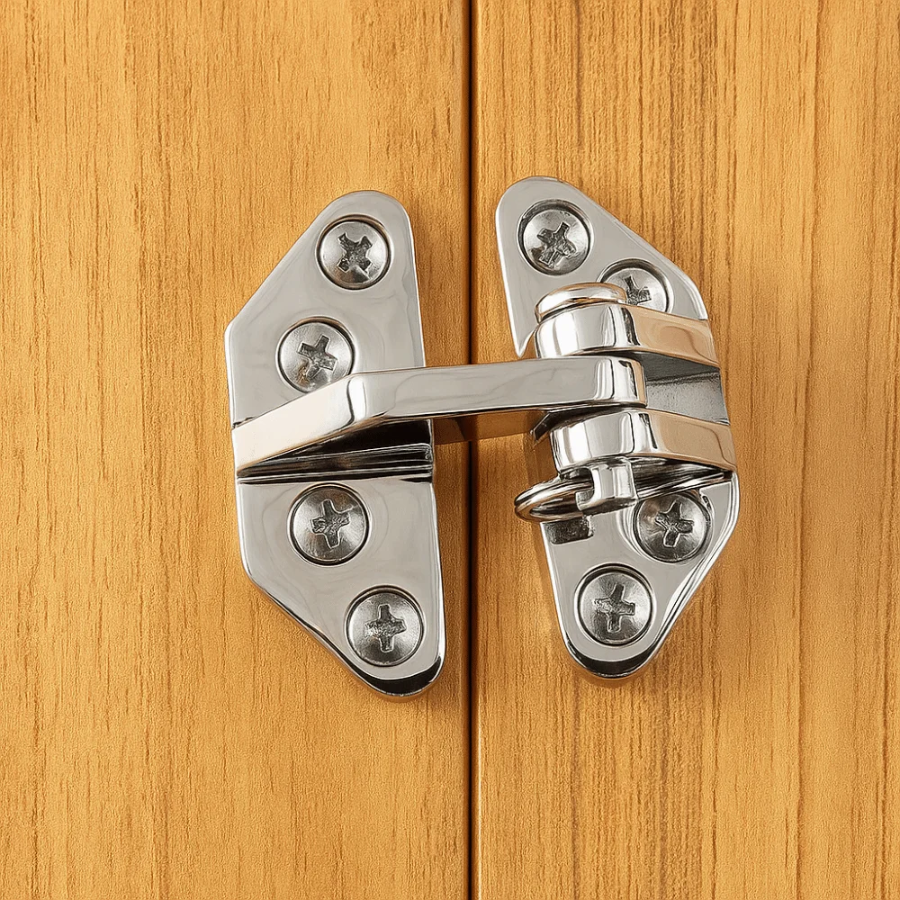 

316 Stainless Steel Boat Hinge Shaped Strap Heavy-Duty Stainless Steel Hinge Flip Hinge Butterfly Hinge Cabinet Hinge Ship