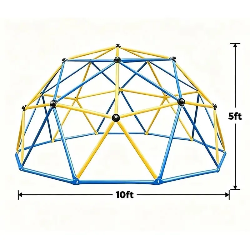 10ft Climbing Dome with Grip for Kids Indoor Outdoor Play Equipment