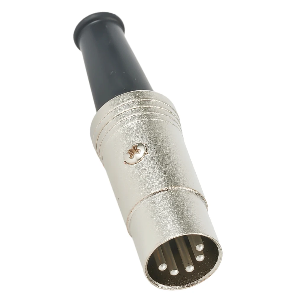 Audio Adapter 5 Pin DIN-Midi Connectors Cable Audio Adapter Male Inline-Plug 60x16mm Musical Instruments Cables Accessories
