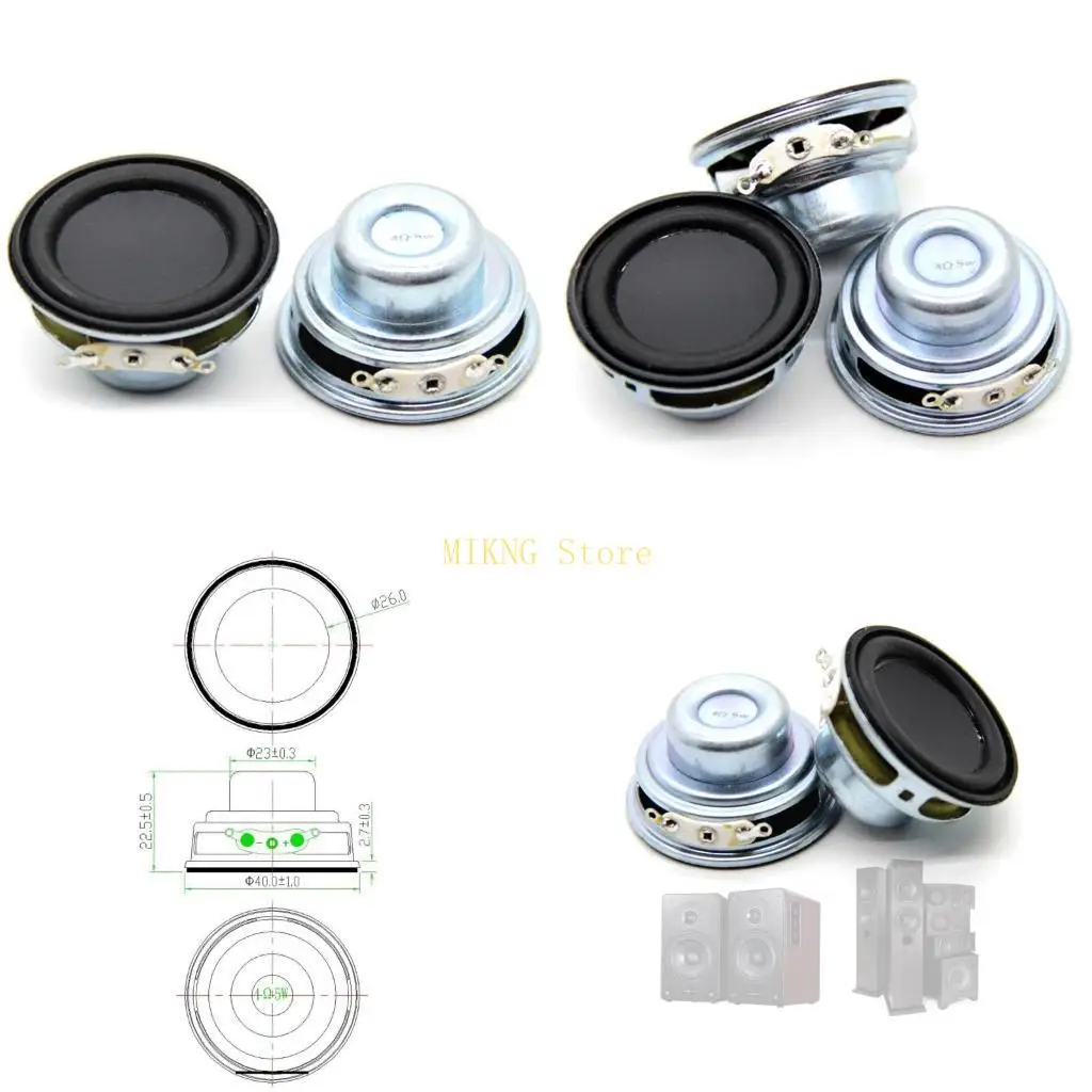 مكبر صوت بديل بصوت واضح مكبر صوت معدني 5 وات مناسب لجهاز 40 مم 1.5 بوصة الأفضل مبيعًا