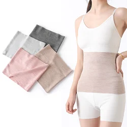 Velvet Waist Support Women Elastic Waistband Fitness Abdomen Back Pressure Warmer Inner Wear Anti-cold Cummerbund Yoga Exercise