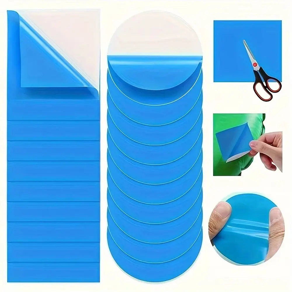 10Pcs Underwater Repair Pool Repair Patches For Swimming Pool Multifunctional Pool Repair Kit Self-Adhesive PVC Patch Glue