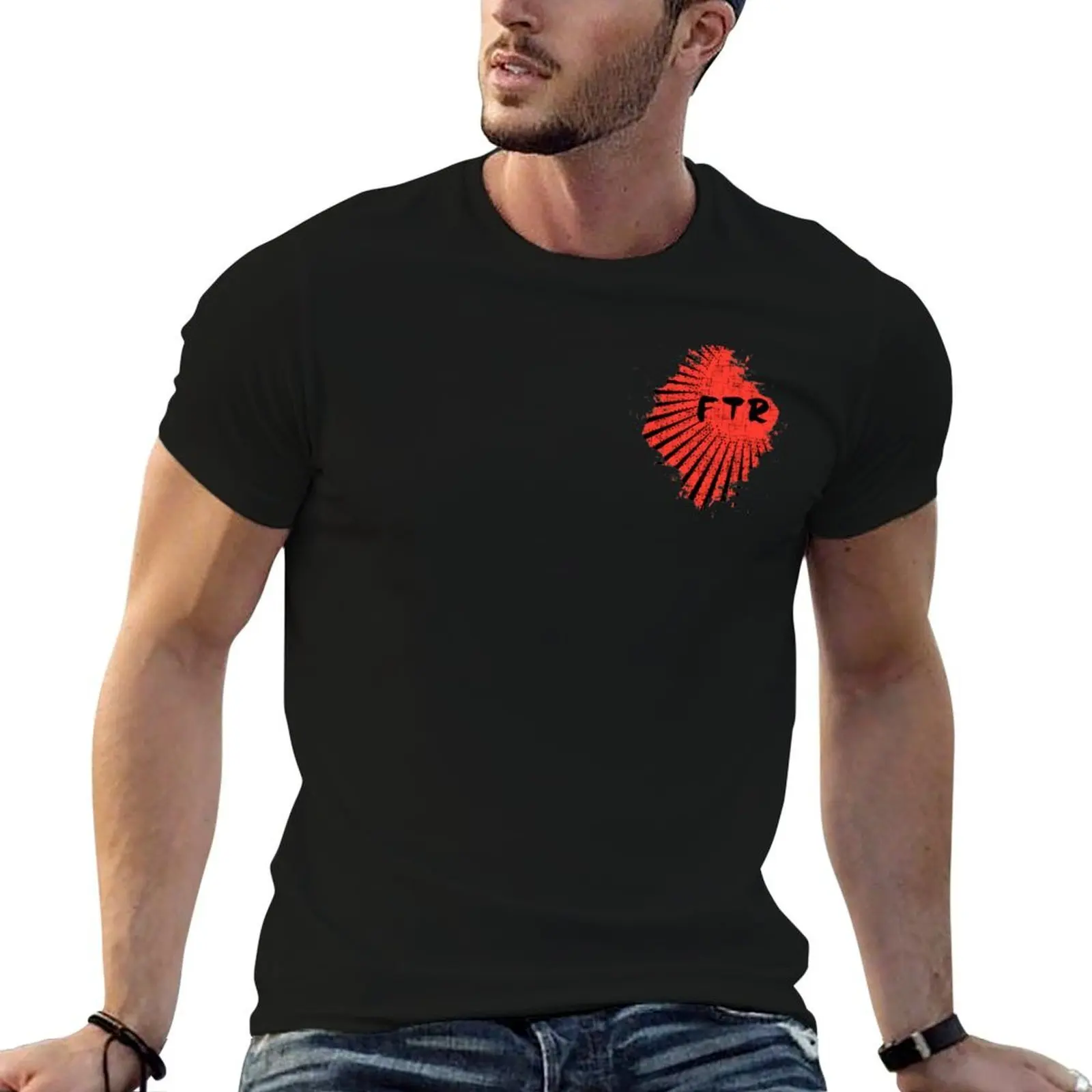 

FTR-original logo T-Shirt man t shirt heavy cotton man t shirt graphic cotton t shirts high quality T-Shirt