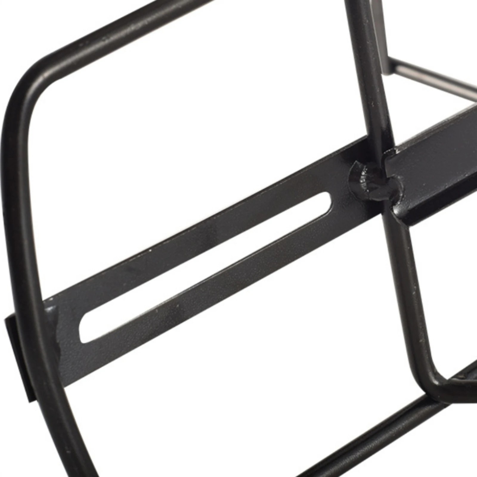 Cycle Front Rack with Cylindrical Platform Sturdy Iron Front Bike Rack with Mounting Rods Practical Long-Lasting