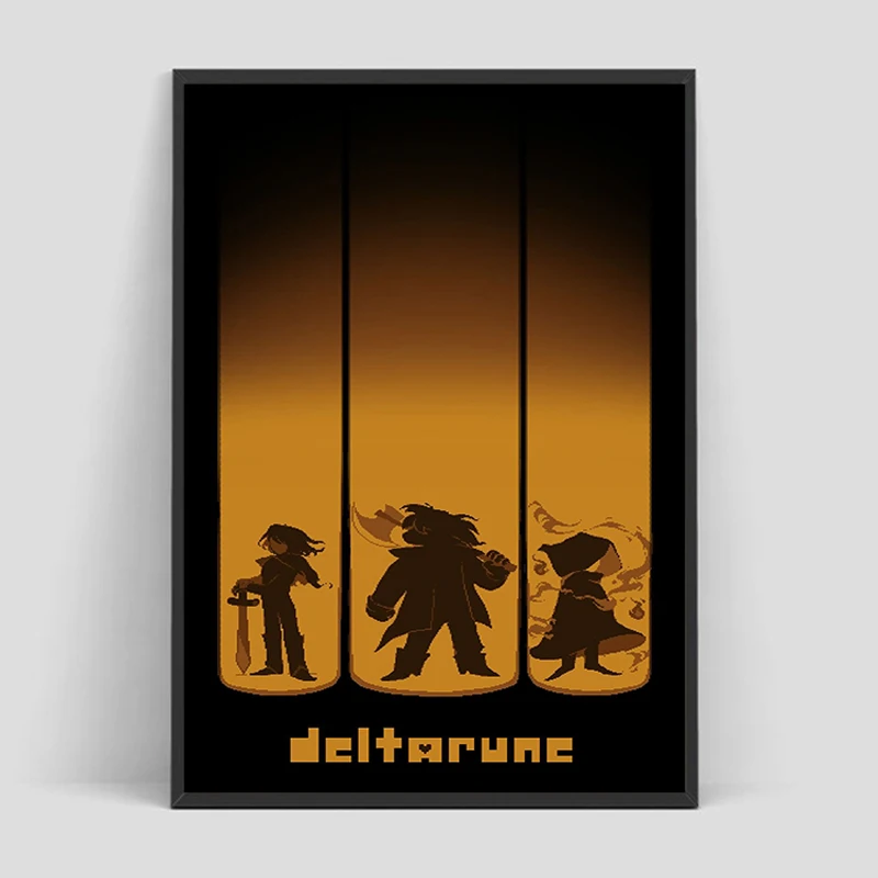 

Deltarune Game Poster Photos for Living Room Decor Man Decorated Wall Pictures Art Mural Home Interior Decoration Vintage Gaming