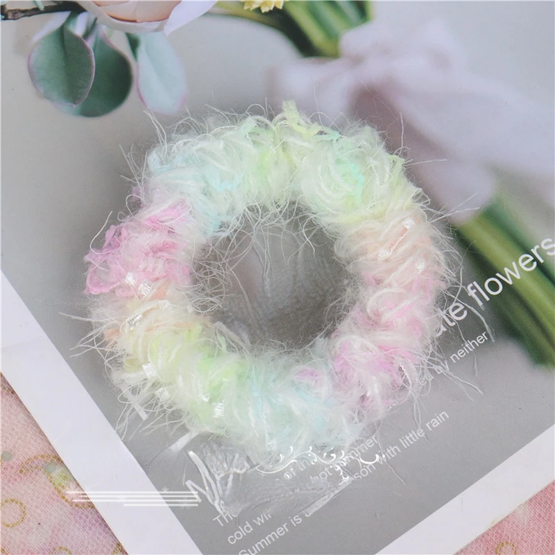 Hand Account Tassel Wool Characteristic Section Dyeing Hand Mixed Yarn Diy Woven Bag Hat Scarf Material Fantasy Hair Loop Wool