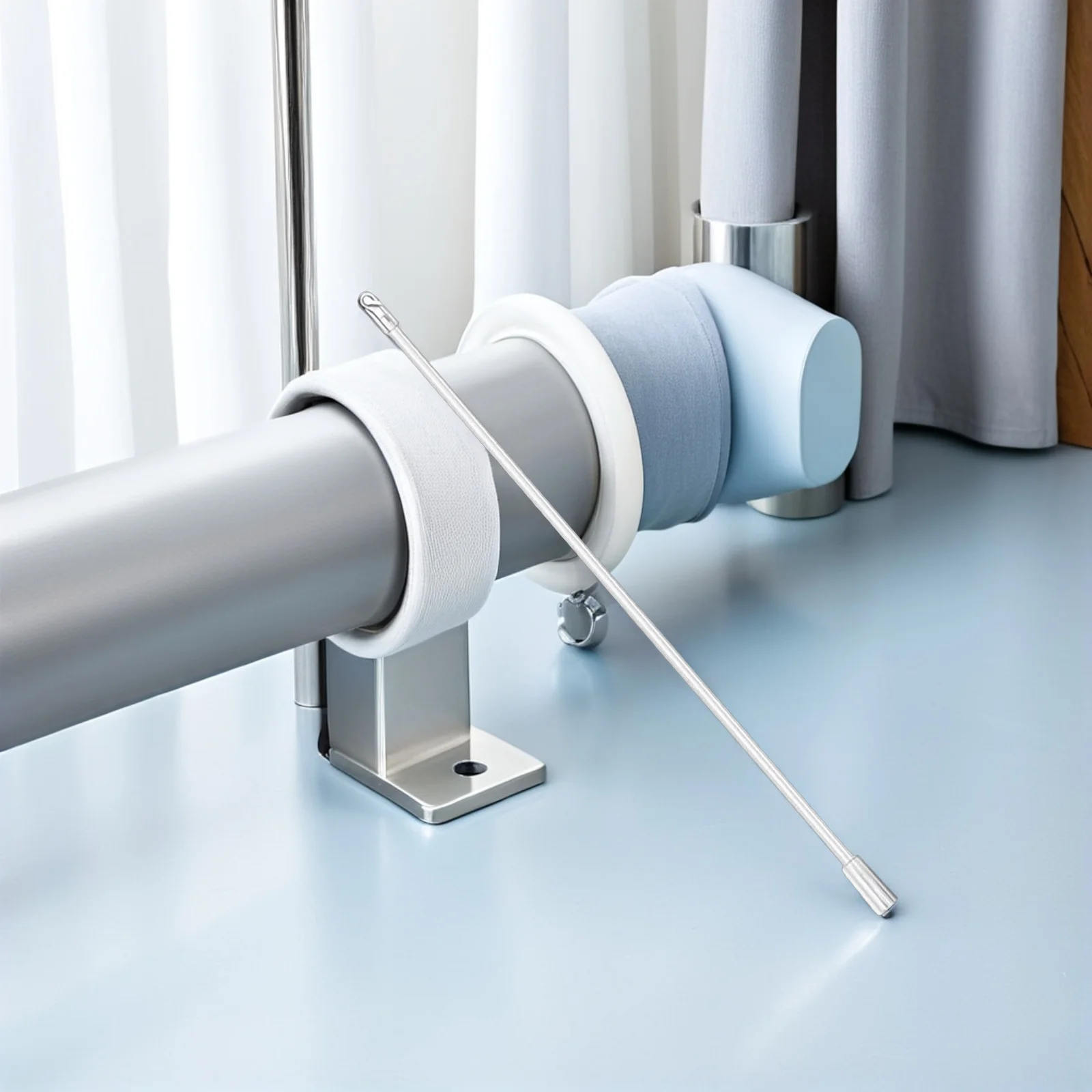 

Clear Blind Stick Durable Curtain Pull Rod Window Opener Tilt Rod Replacement for Window Shades Door 15 Inch Blind Stick