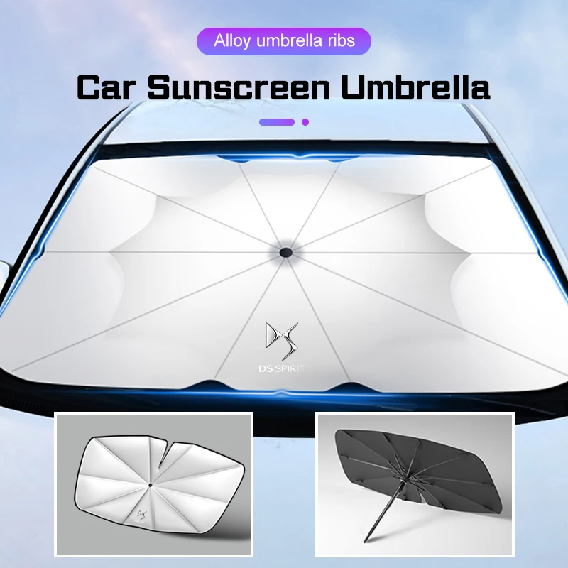 

For DS SPIRIT DS3 DS4 DS4S DS5 5LS DS6 DS7 DS9 WILD Car Front Windshield Sunshade Umbrella Summer Sun Uv Protection High Shading