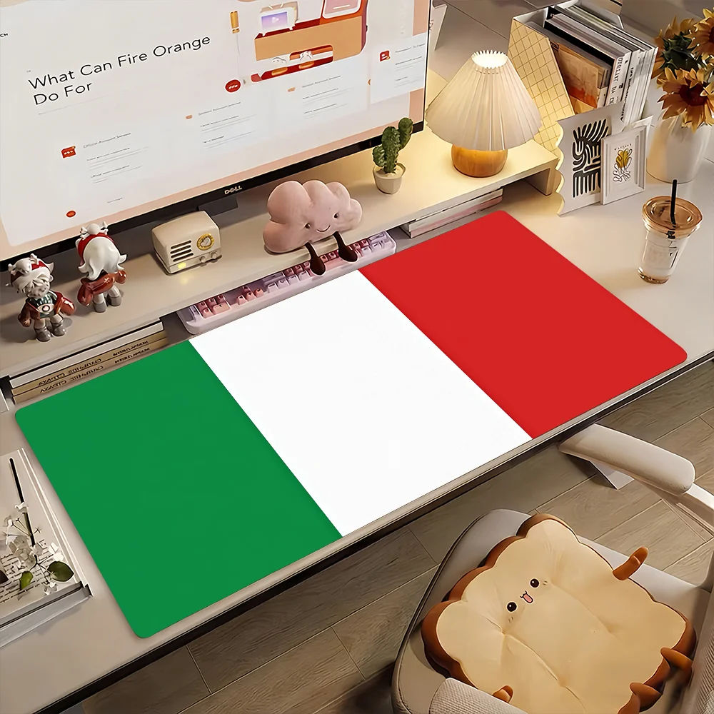 Nation Italy   Mouse Pad Non-slip Rubber Computer Mat Gamer Balance Decoracion Deskmat Laptop Office Large