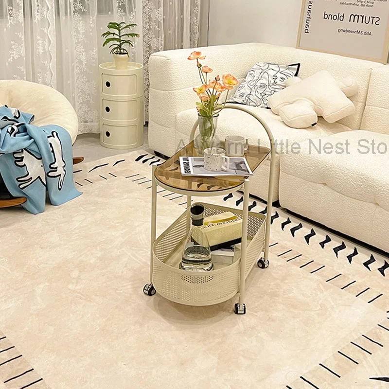 

Storage Simple Coffee Table Living Room Glass Antique Coffee Table Wheels Design Mobile Mesas De Centro Para Sala Basket Nordic