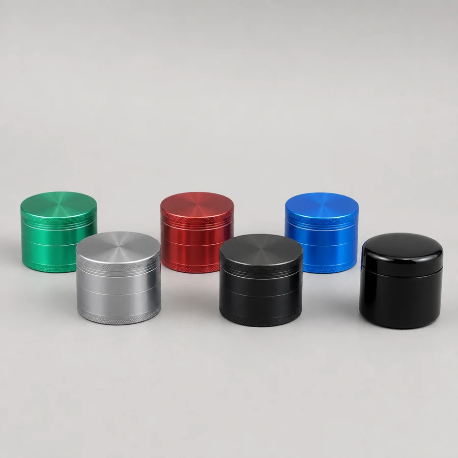 Grinder 2.4inch 60mm Model 11 Four Layer Metal Manual Herb Spice Crusher Kitchen Tobacco Preparation Grinding Tool Home Tool