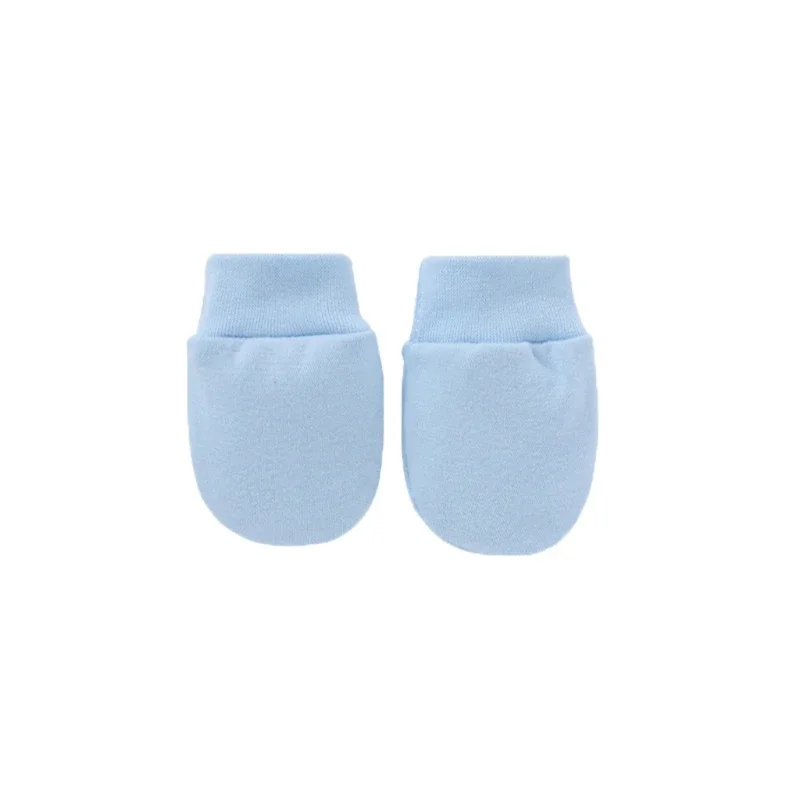 2 Stuks Baby Anti Krassen Zachte Katoenen Handschoenen Pasgeboren Bescherming Gezicht Krassen Wanten Baby Handbescherming Benodigdheden