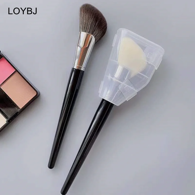 LOYBJ Face Contour Makeup Brushes Fan-shaped Professional Powder Blush Highlighter Bronzer V Face Silhouette Cosmetic Brush Tool