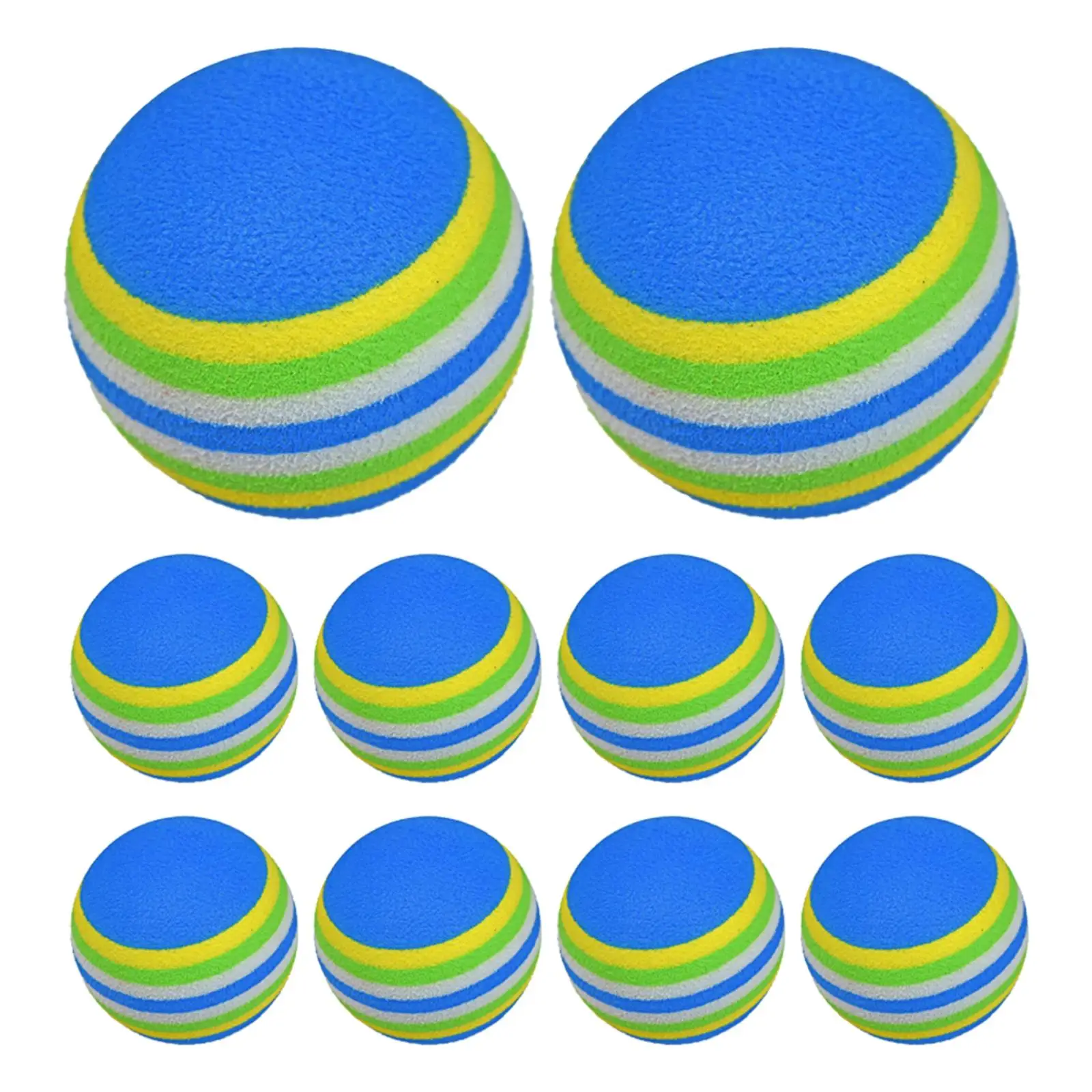 

EVA Foam Golf Playground Balls Lightweight Soft Training Aid for Kids Adults Home Outdoor Practice