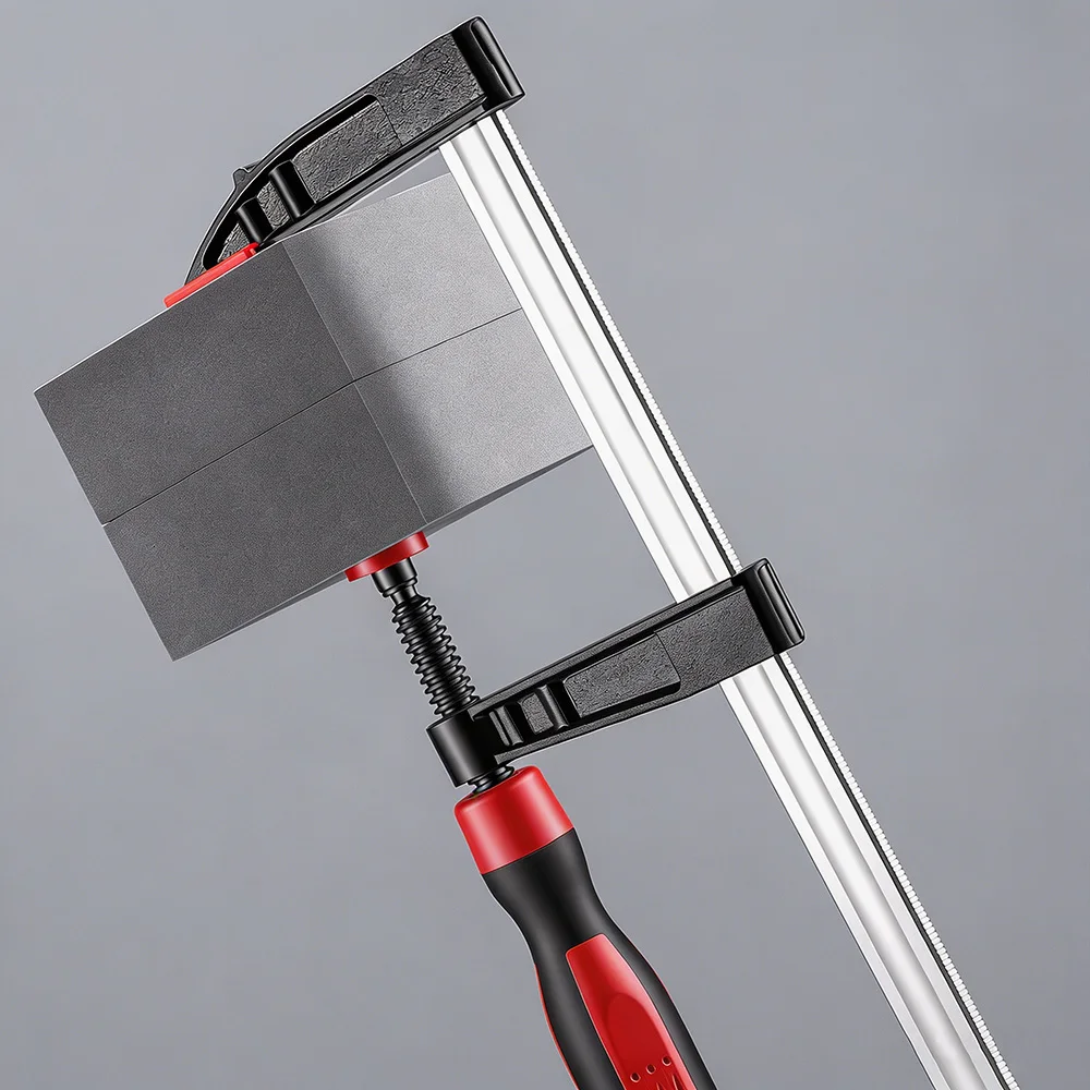 Hochleistungs-F-Klemme mit Schnellverschluss für Holzbearbeitung, Metallbefestigung, Hochfeste Tischler-, Industrie- und DIY-Handwerkzeuge – Detail 9