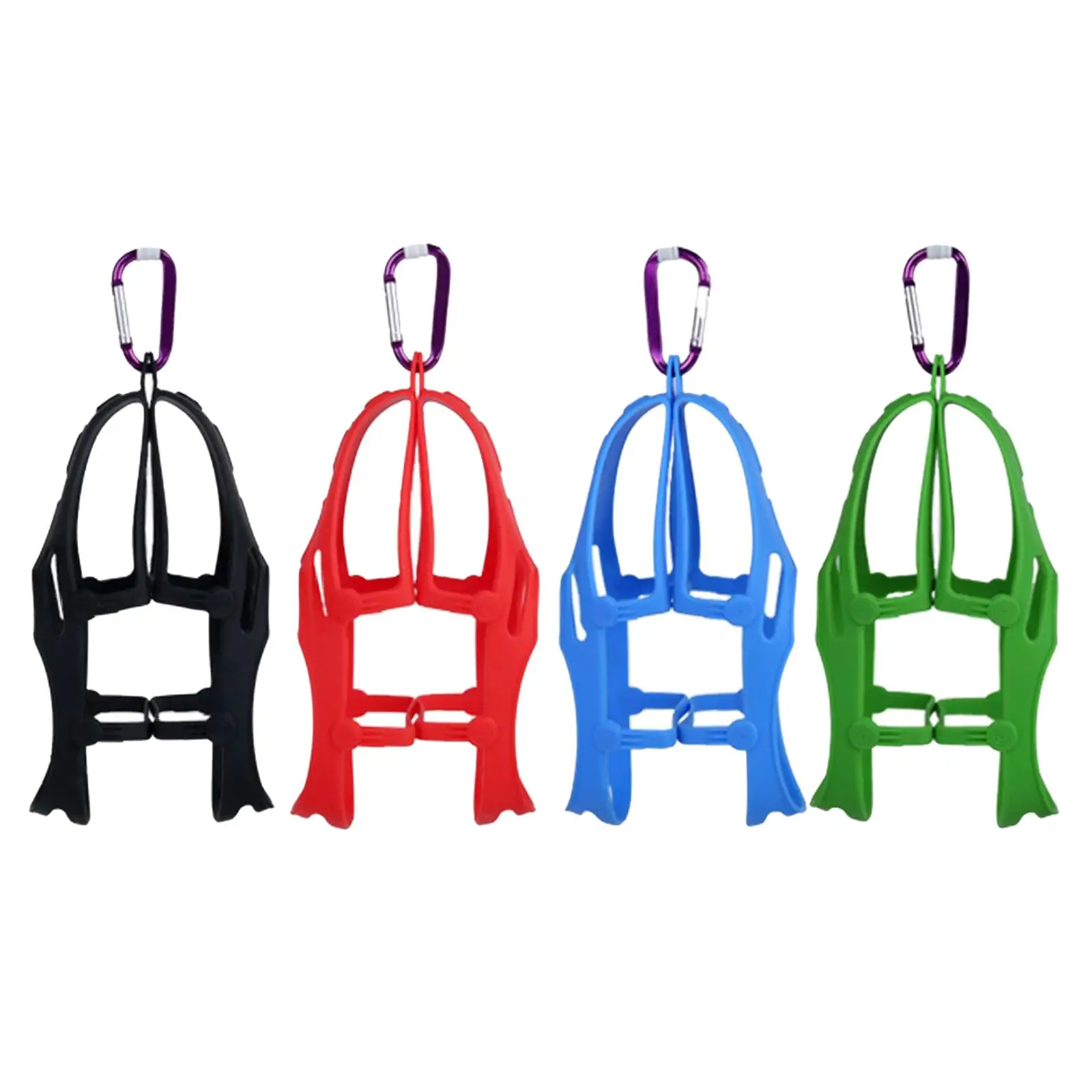 Shoes Hanger for Bag Shoes Clips for Backpack Shoes Holder Silicone Shoes Holster for Outdoor Climbing Trip Closet Hiking