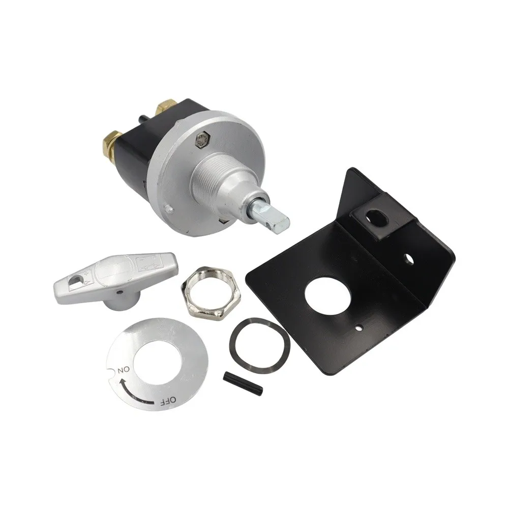 12V Battery Disconnect Switch 500A 5000A Surge With Locking Mechanism, Panel Mount Master Cutoff For Vehicle Marine