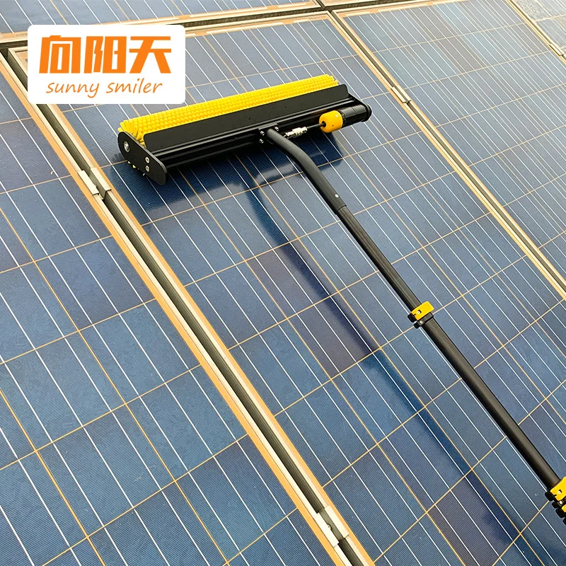 Sunny smiler M1solar panel cleaning equipment factory outlet solar panel cleaning solutions solar panel cleaning rotating brush