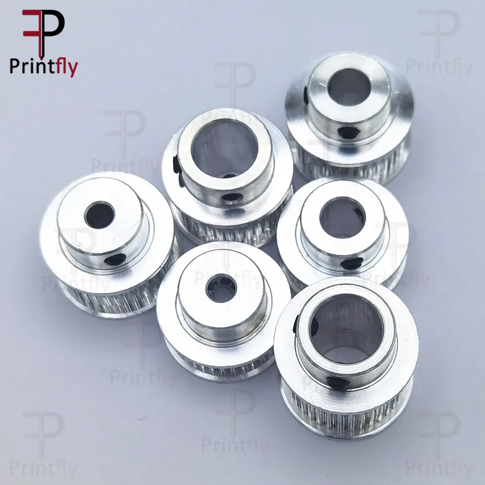 Printfly 2GT 36 teeth 2GT Timing Pulley Bore 5/6/6.35/8/10/12mm for GT2 Open Synchronous belt width 6mm/10/15mm 3D Printer