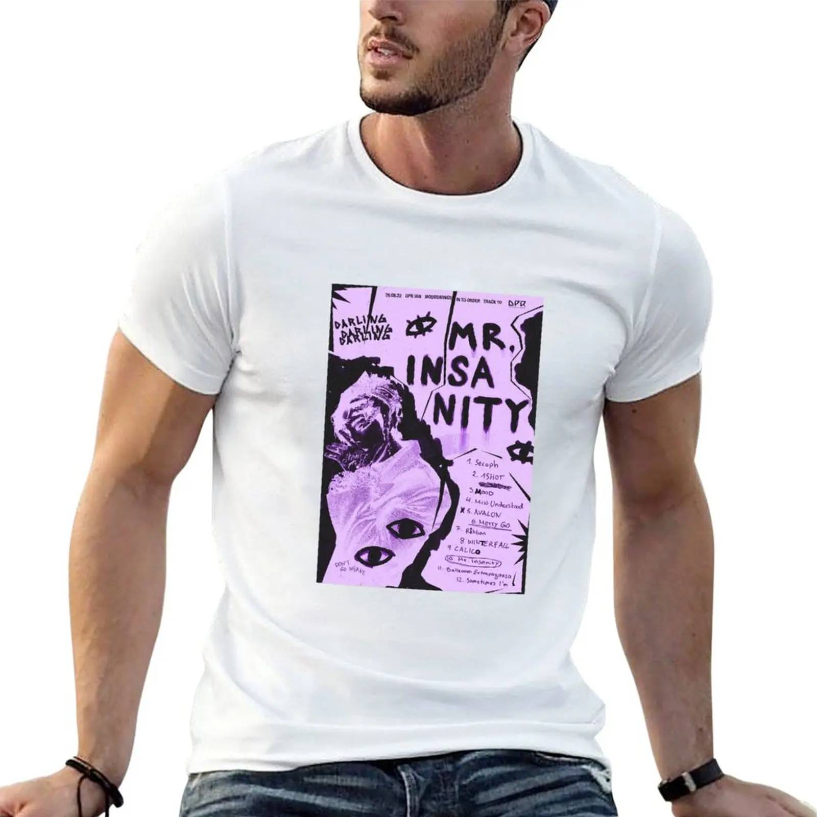 DPR IAN, Mr Insanity T-Shirt Standard Fit Solid Tee Shirt