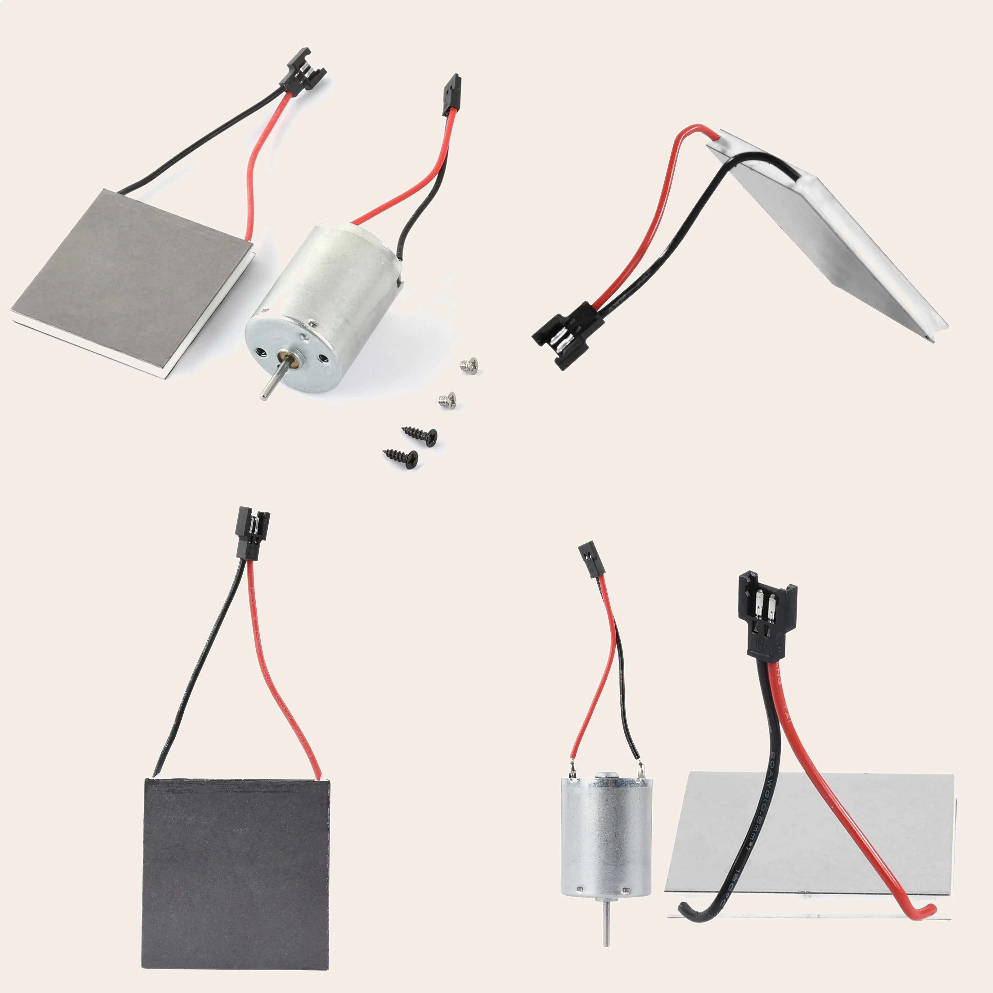 Fireplace Fan Motor Set for Stove Burner Fireplace Accessories Electric Power Generator