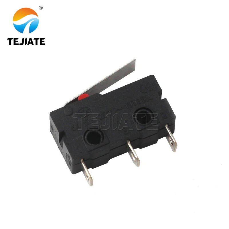 Travel limit switch contact button KW11-3Z-2 KW8 micro switch straight handle three-foot 5A 125V250V