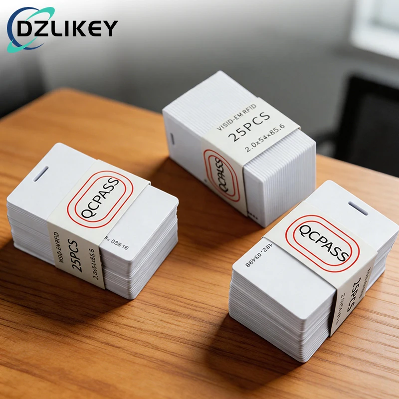 

125kHz RFID Blank ID Card: PVC Material, EM4100 Compatible, for Access Control, Thick/Thin Options, for Hotel/Office/Building