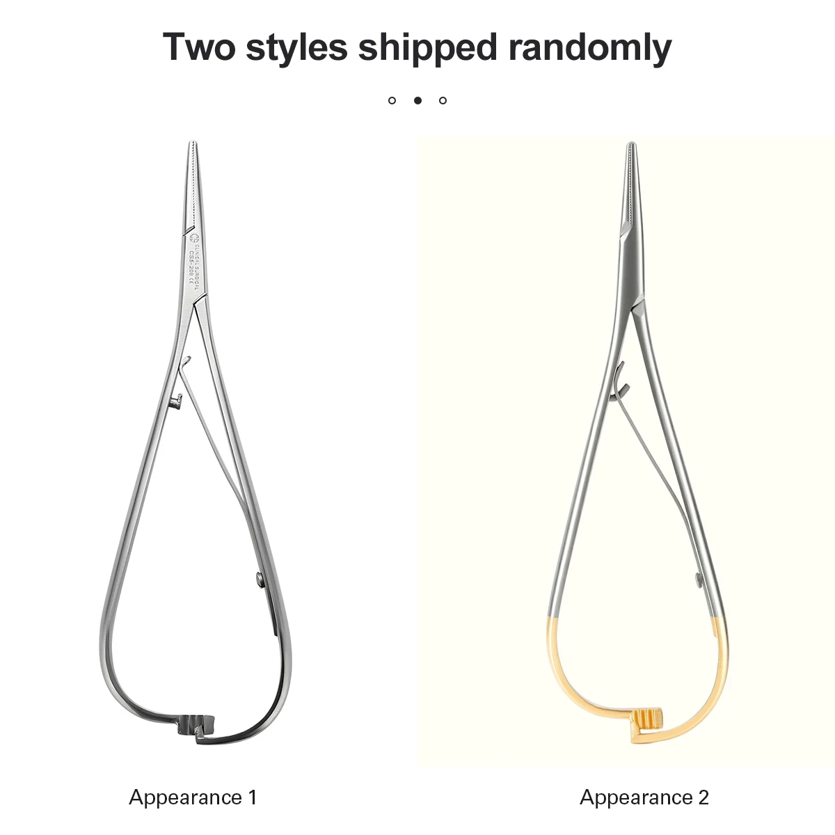 AZDENT ทันตกรรมจัดฟันยืดหยุ่นตําแหน่ง Ligature Tie 14 ซม.Extra Fine Beak สแตนเลส Ligation แหวนเครื่องมือทันตกรรม