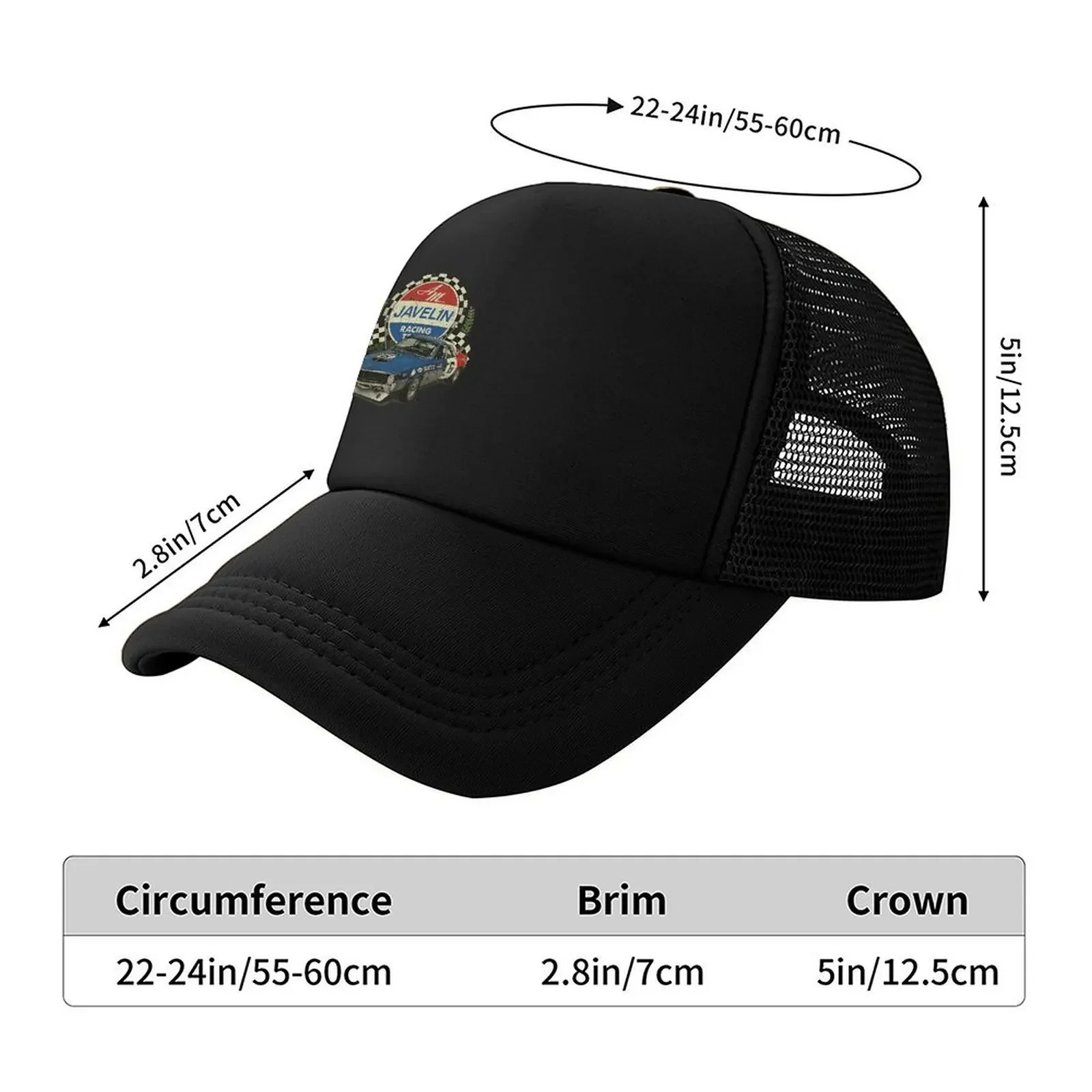 2026 AM Javelin Racing 1970 Baseball Cap cute Luxury man cap Beach foam party Hat Designer Man Women's
