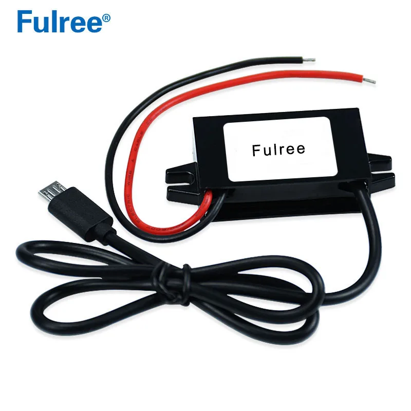 DC-DC Step Down Buck Converter Power Supply Module 12V24V to 5V 3A 15W for Car Male Female USB Mini USB Micro TYPEC USB Adapter