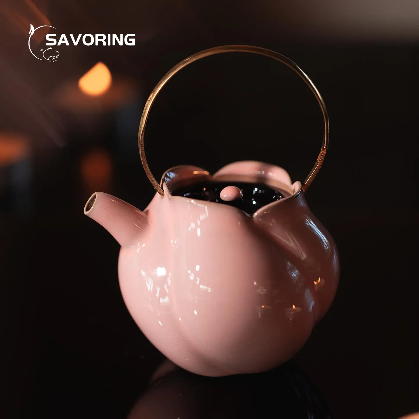 Pigment Pink Teapot Tea Brewing Kettle Ceramic Teapot With Filter Chinese Set Ceremony Oolong Bowl Pot Infuser Gong Dao Bei Puer