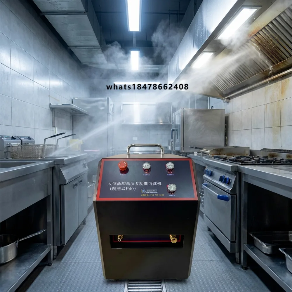 High Pressure Oil Suction Cleaning Robot Industrial Kitchen Clean Machine Cleaning Large Water Flow Clean Equipment Industrial