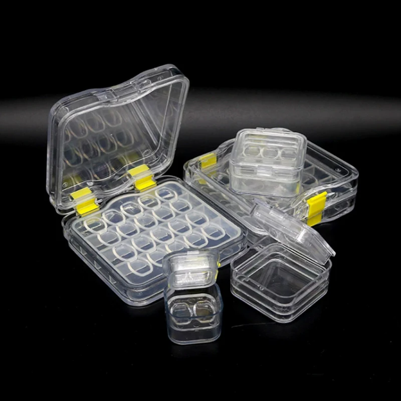 Dental Denture Protector Transparent Storage Box With Film Retainer False Teeth Denture Teeth Container Case Dentistry Material