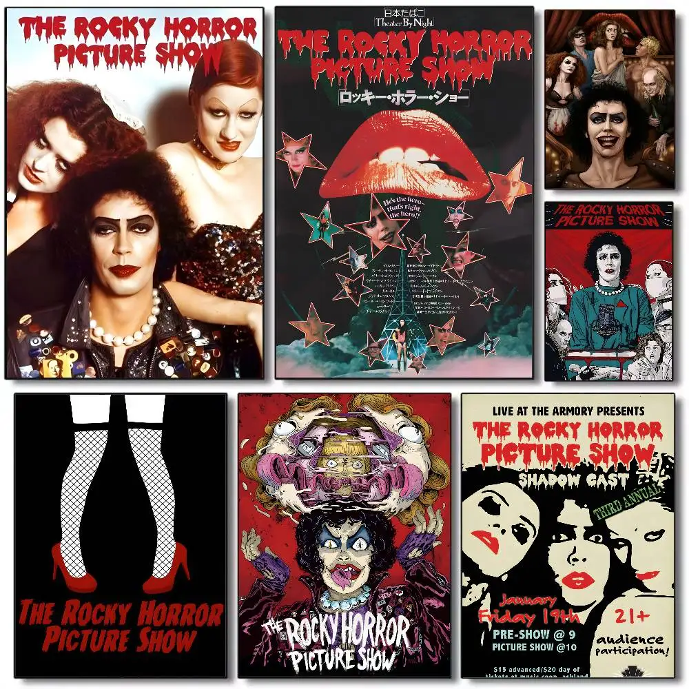 The Rocky Horror Picture Show Filmplakat HD-Kunst klebrige Wand wasserdicht Zuhause Wohnzimmer Schlafzimmer Bar ästhetische Dekoration