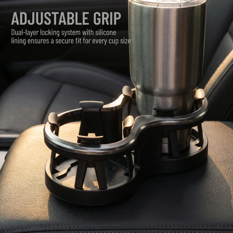 Multifunctional Car Water Bottle Holder Fixed Interior Bottle Holder Ashtray Holder Tea Cup Holder Beverage Rack Storage Rack