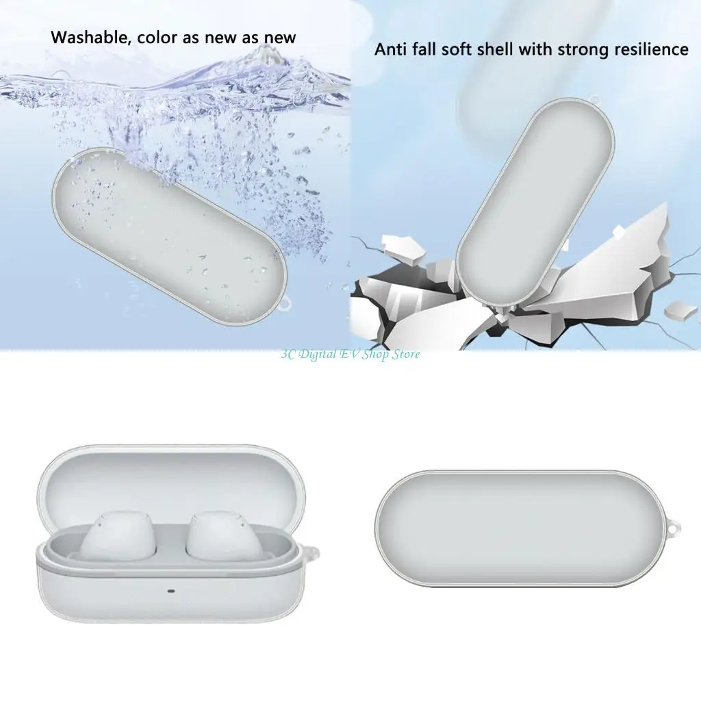 

E74D Waterproof Shell Protector Cover Sleeve for WF-C510 Sleeve Shockproof Daily Use