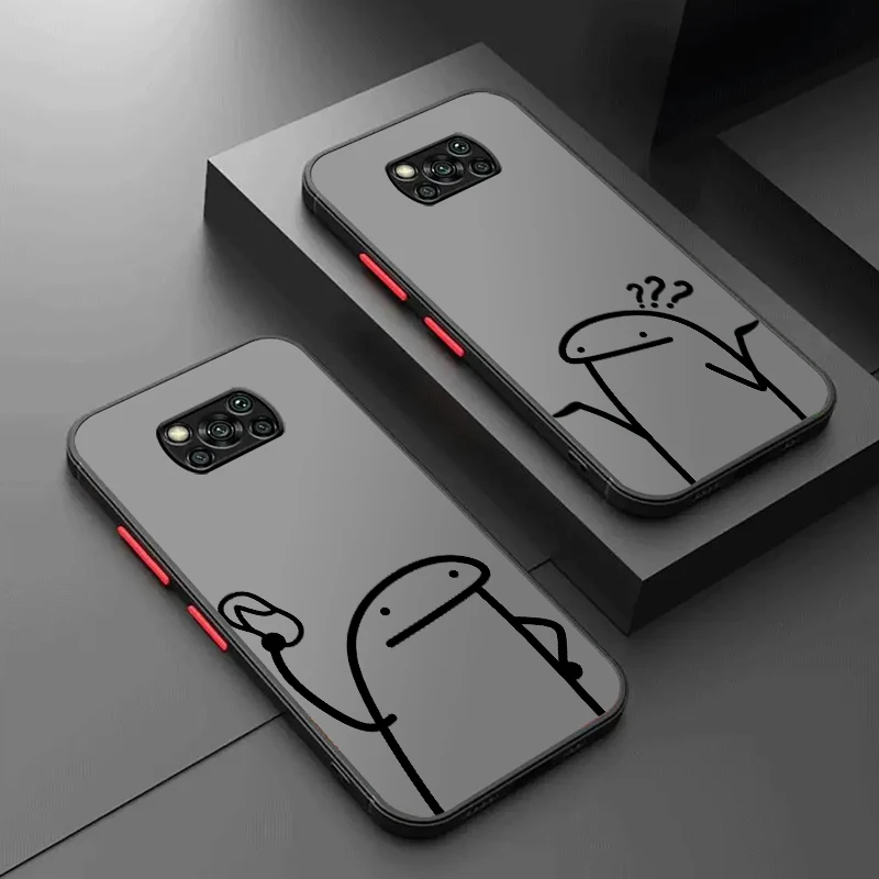 

Cartoon Fashion Cute Funny Frosted Translucent For Xiaomi Mi Poco X5 X4 X3 M6 M5S M5 M4 M3 F5 F4 F3 GT Pro 5G Soft Phone Case