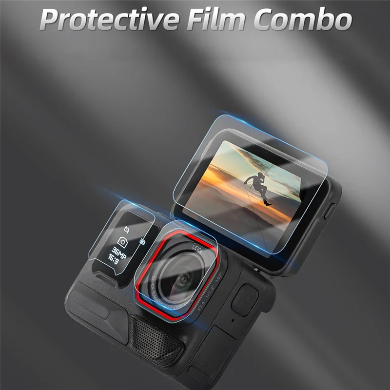 New!Screen Lens Protector For Insta360 Ace Pro 2 Tempered Glass Anti-Scratch Protective Film Lens Protector For Insta360 B