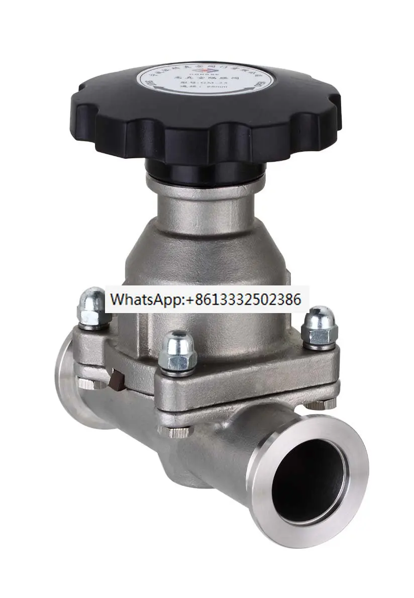 

Stainless steel manual high vacuum diaphragm valve GM-25-KF