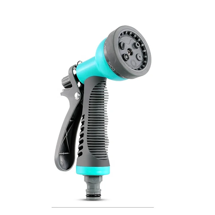 High Premium Quality Blue Flower Sprinkler Gun  Portable Garden Quick Connector Nozzle Gun Sprayer  for Pipe Cleaning