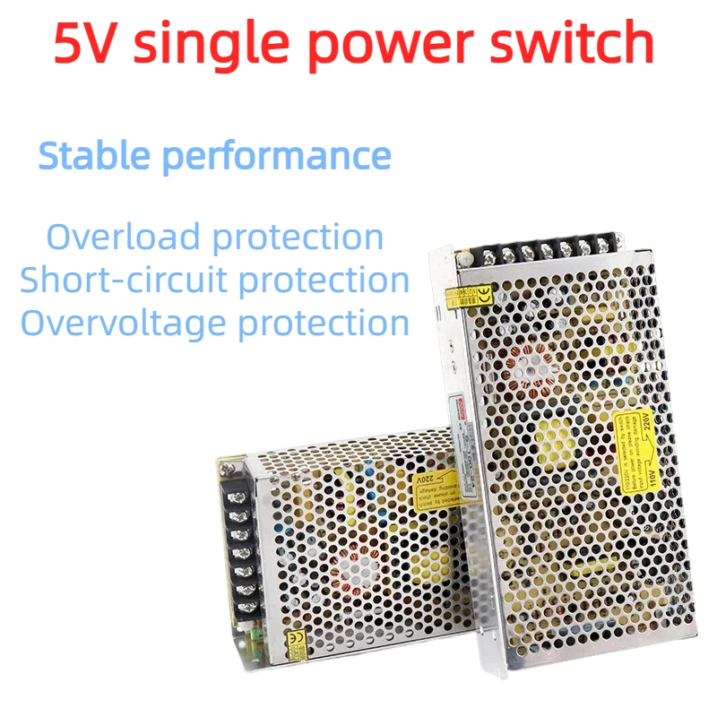 S Series 5v20A Stabilized Power Supply, Full Power Transformer, Industrial Switching Power Supply