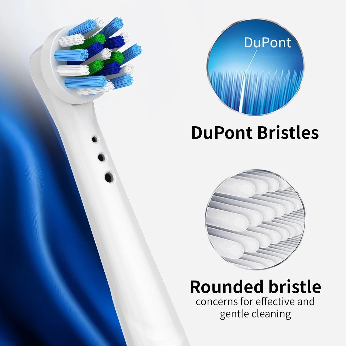 Compatible Electric Rotating Toothbrush Oralb Series Smart/Pro/Genius Original Like Quality Perfect Fit for Oral B 1 Year Supply