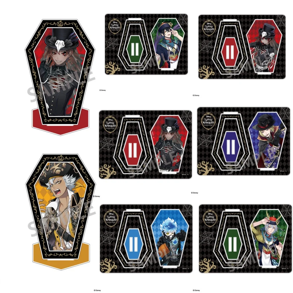 

Charm Fans Gifts New Twisted-Wonderland Scary Dress Double insertion Ver HD Figure Acrylic Stand Desktop Ornament