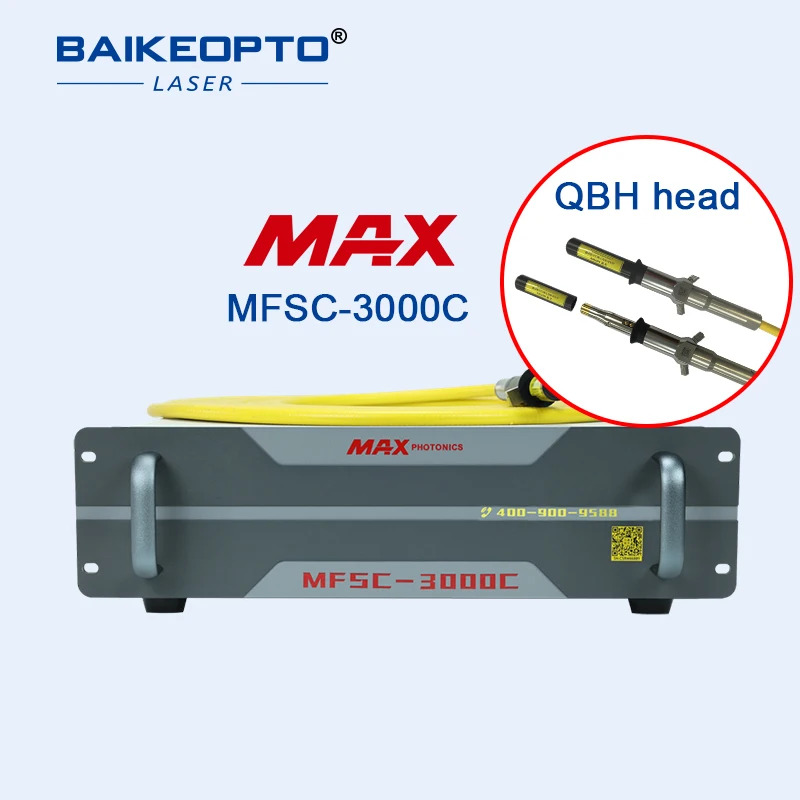 Maxphotonics MFSC-3000C Fiber Laser Cutting Full Set BM110 Auto Focus Cutting Head XC3000S Control System 3000W Metal Fiber