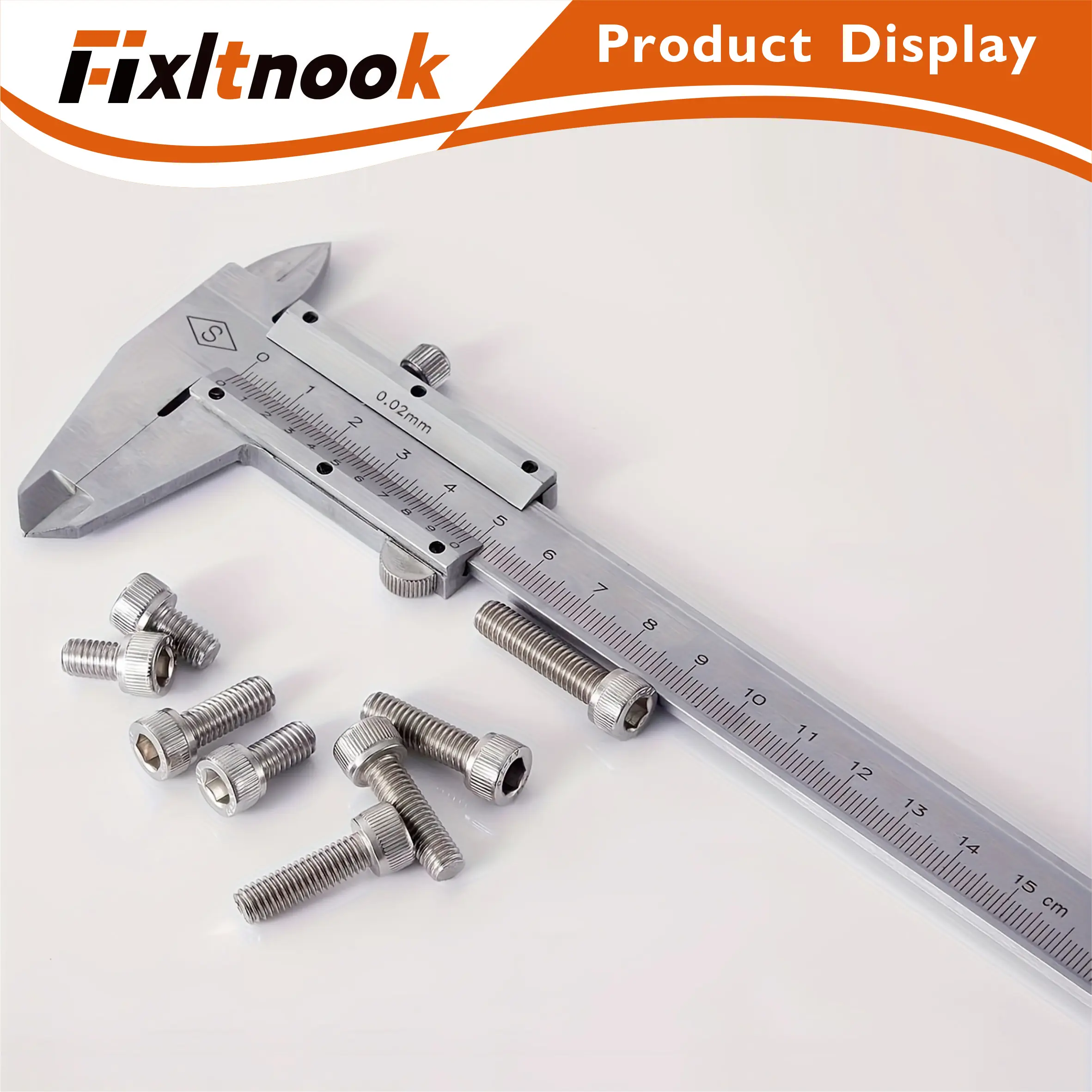 10 pezzi, viti a testa esagonale in acciaio inossidabile 304 M8 x 60 mm -80 mm - bulloni a macchina con filettatura completa con chiave a brugola